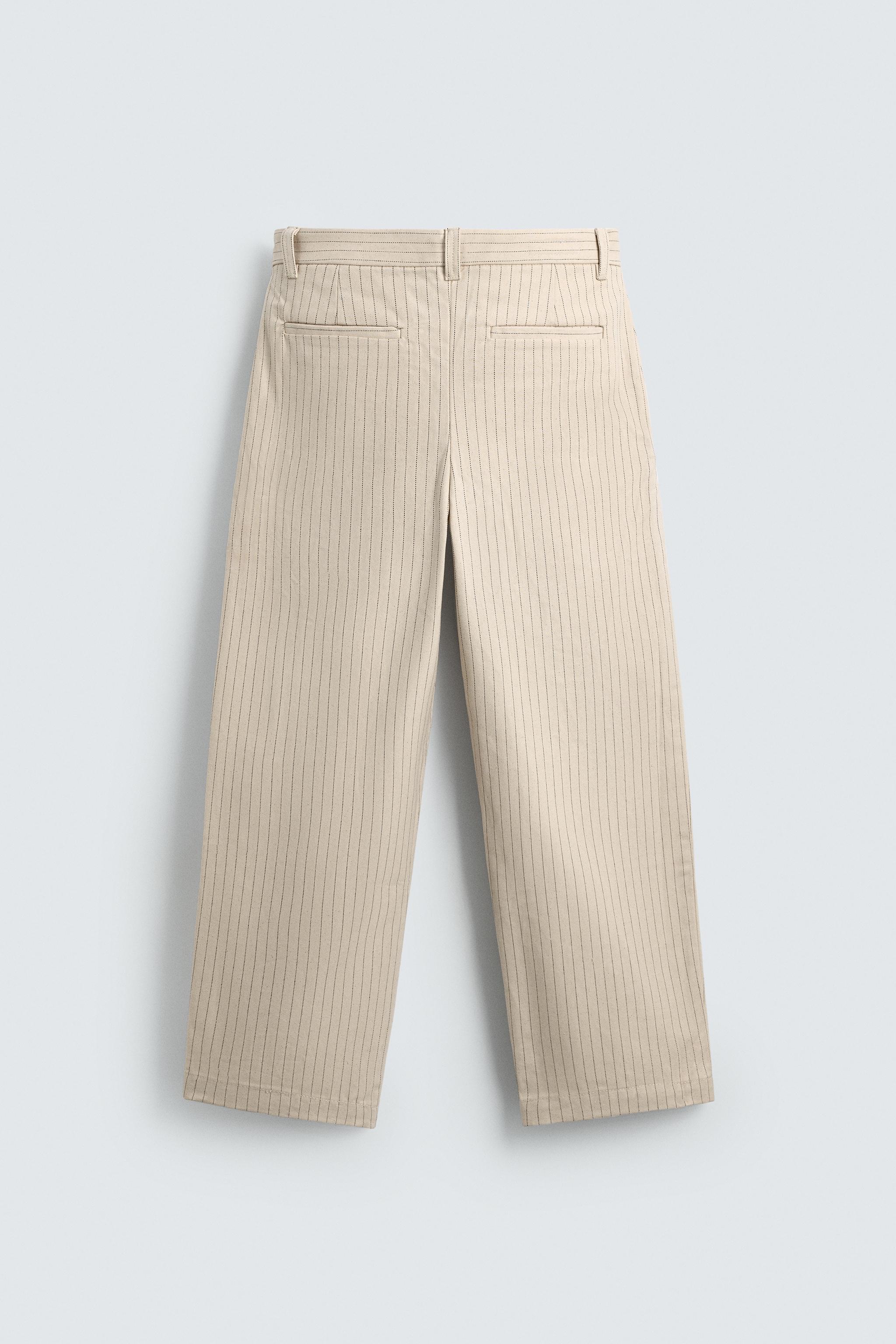PANTALON CHINO COUPE DÉCONTRACTÉE RAYURES